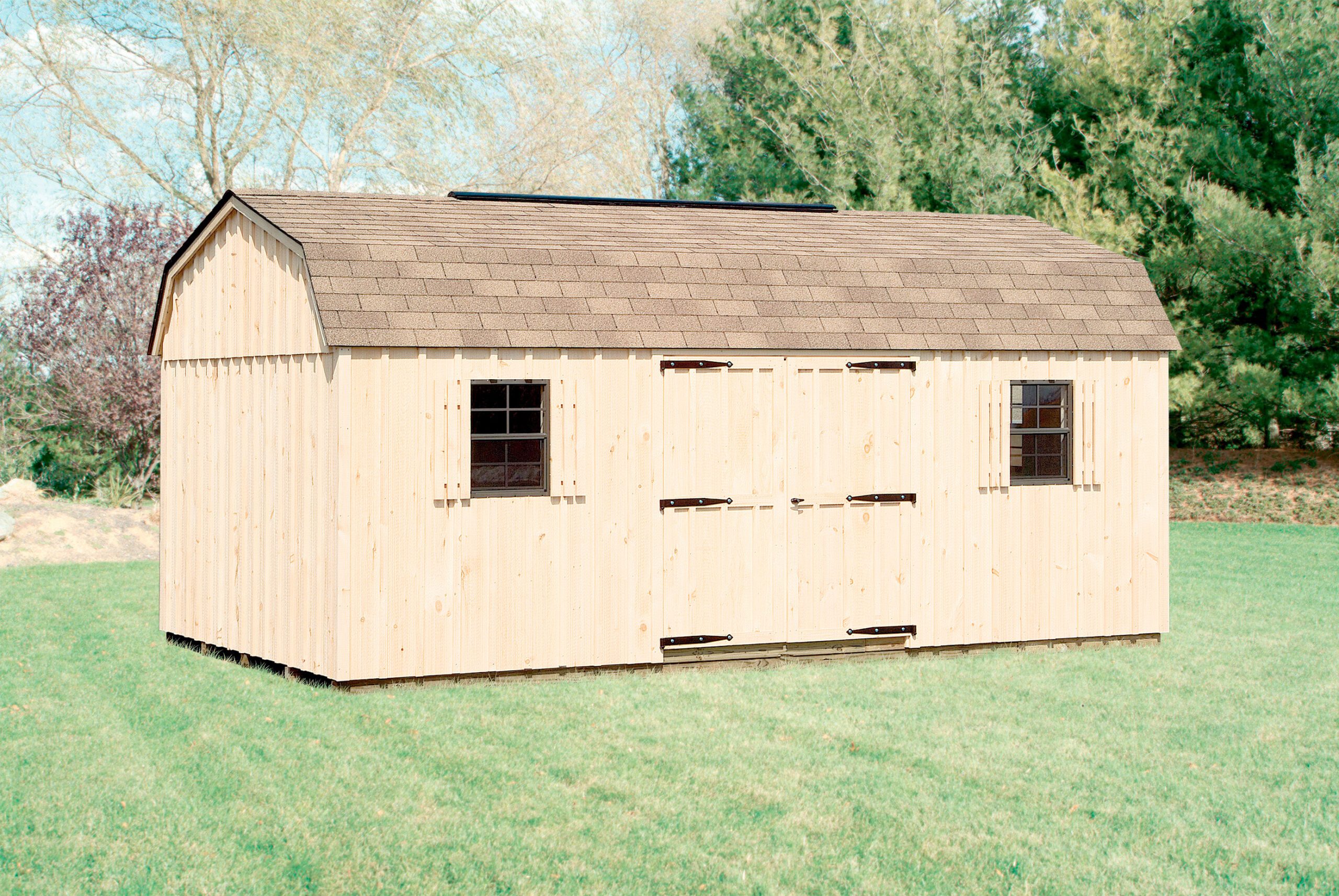 10x20 Board and Batten Dutch Barn | The Shed Place